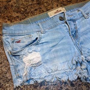 Hollister Jeans Shorts Frayed